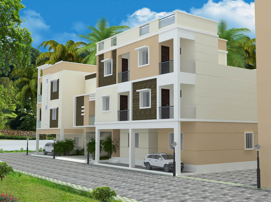 Flats in South Angle at OMR